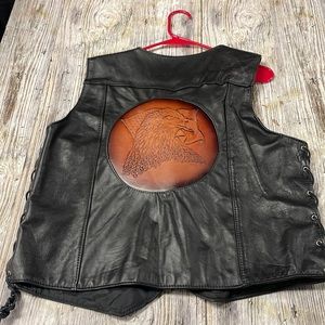 Steer Brand- Motorcycle vest- Men’s Med great condition